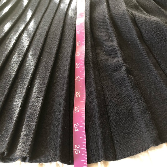 Navy Knit Cardigan and Skirt Suit - Picture 3 of 8